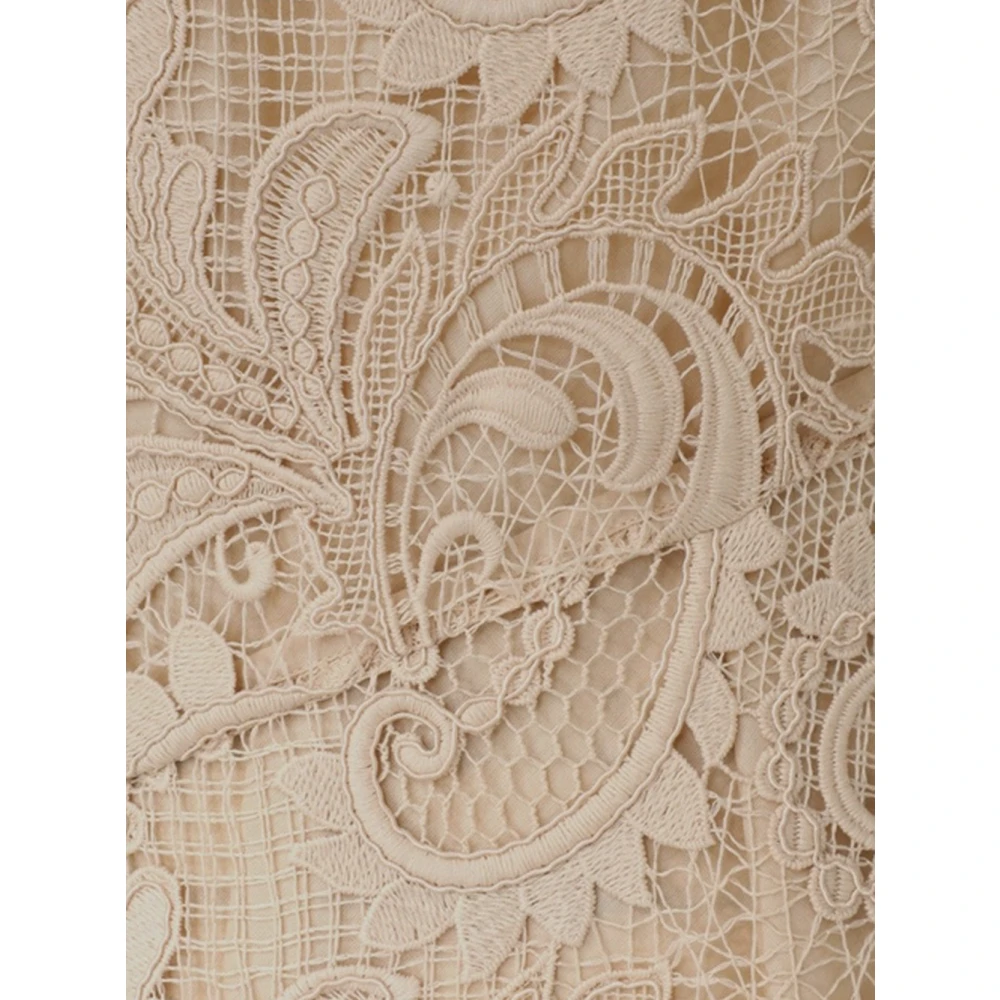 Zimmermann Katoenen Waverly Jurk Beige Dames