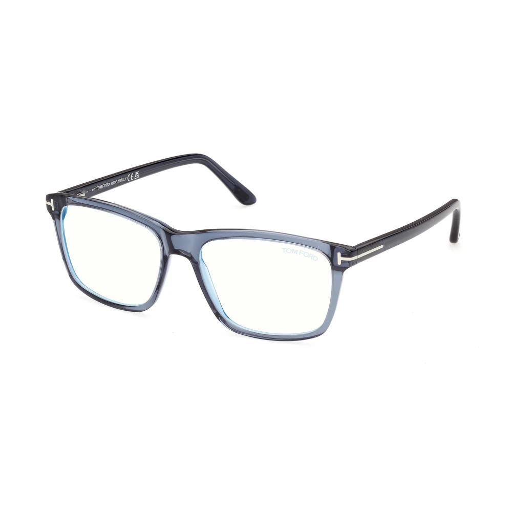 Tom Ford Men's Blue Glasses, 56 Mm, Optical Frame