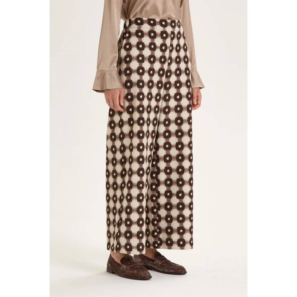 Maliparmi Maze Trousers Beige Dames