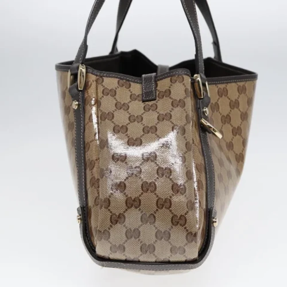 Gucci Vintage Pre-owned Canvas totes Beige Dames