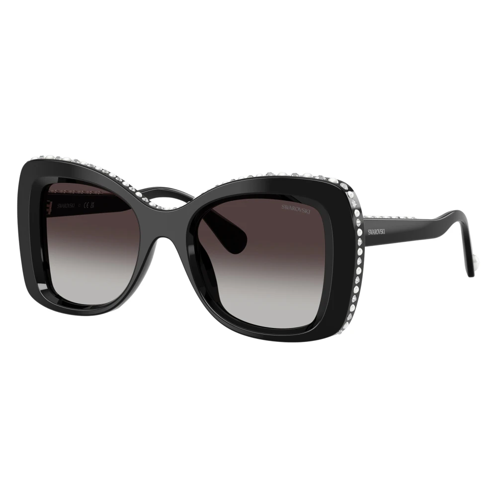 Swarovski Unisex Black Sunglasses, 51 Mm, 0Sk6062u