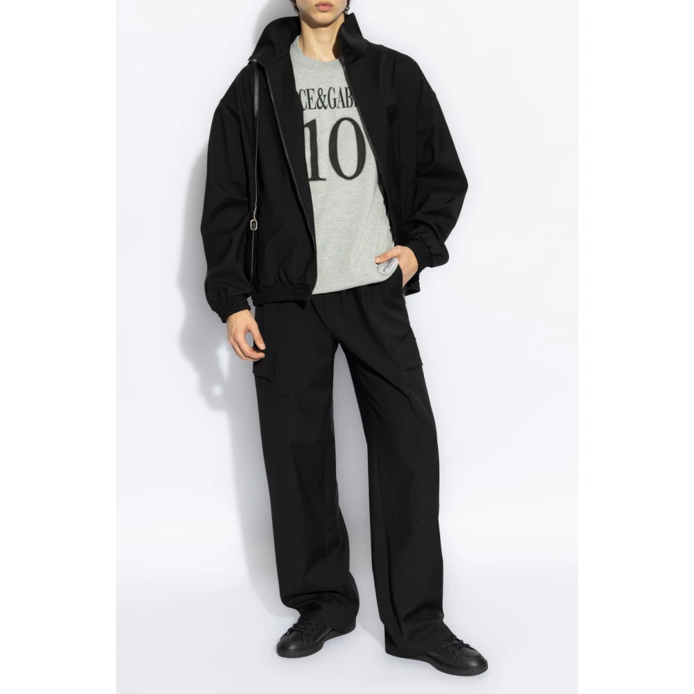 Dolce & Gabbana Wollen jas Black Heren