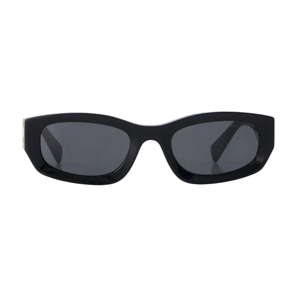 Miu Miu Women's Black Oval Dark Grey Mub04s - Image 6