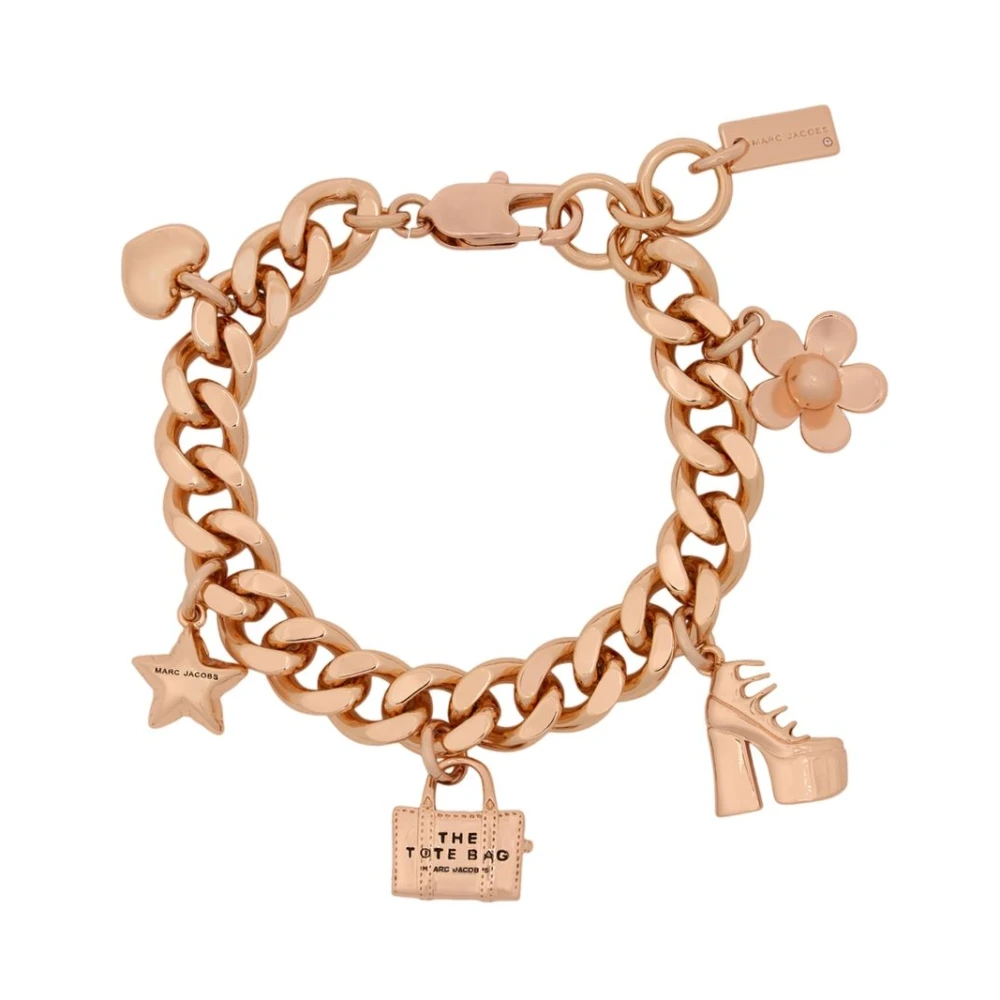Marc Jacobs Women's Yellow Mini Icon Charm Bracelet - Bracelets - One Size - Accessories