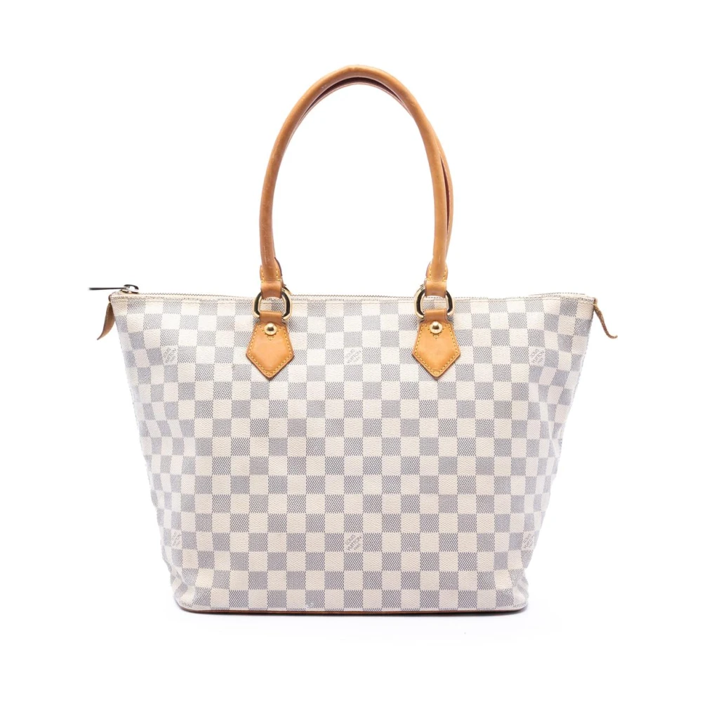 Louis Vuitton Vintage Women's White Pre-Owned Carryall Tote