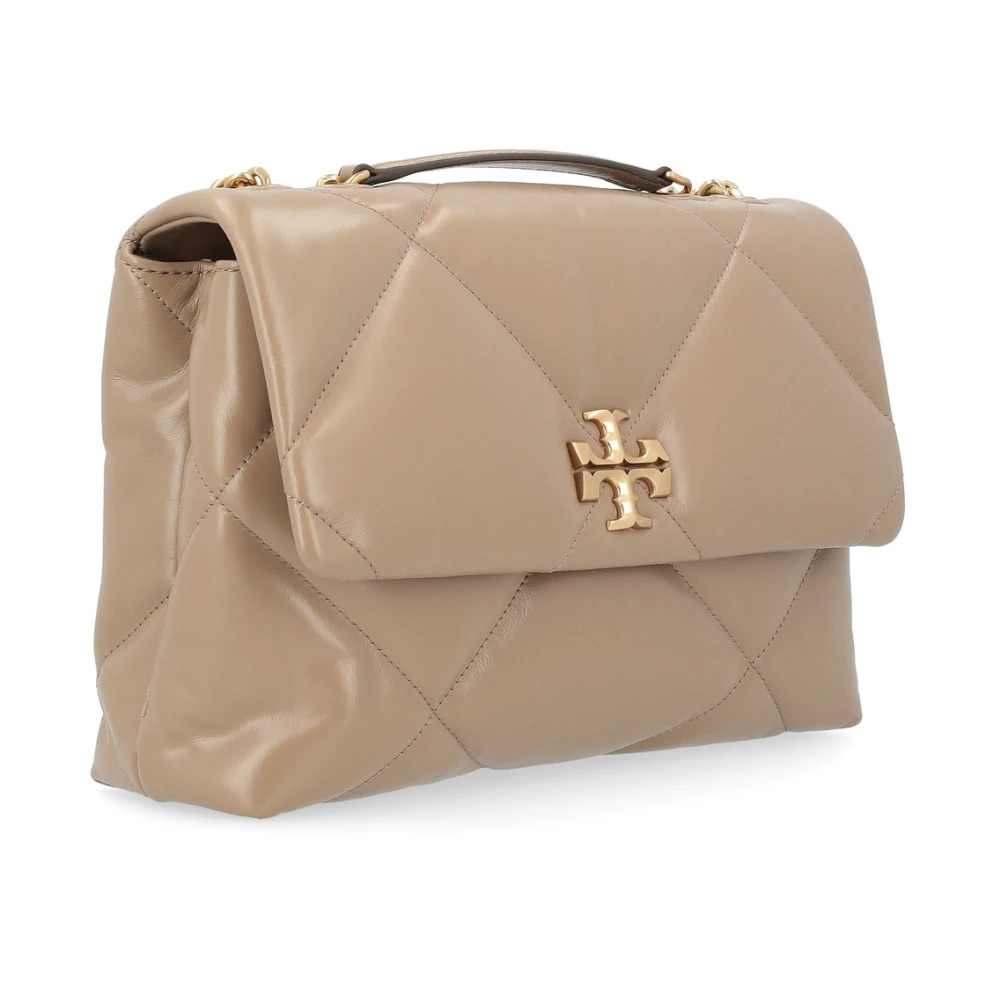 TORY BURCH Diamantquilted Taupe Eiken Beddengoed Brown Dames