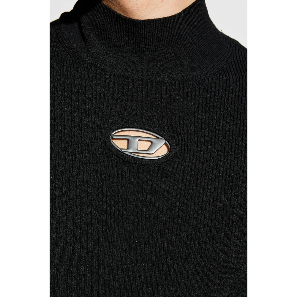 Diesel Trui met K-ZACKary logo Black Heren