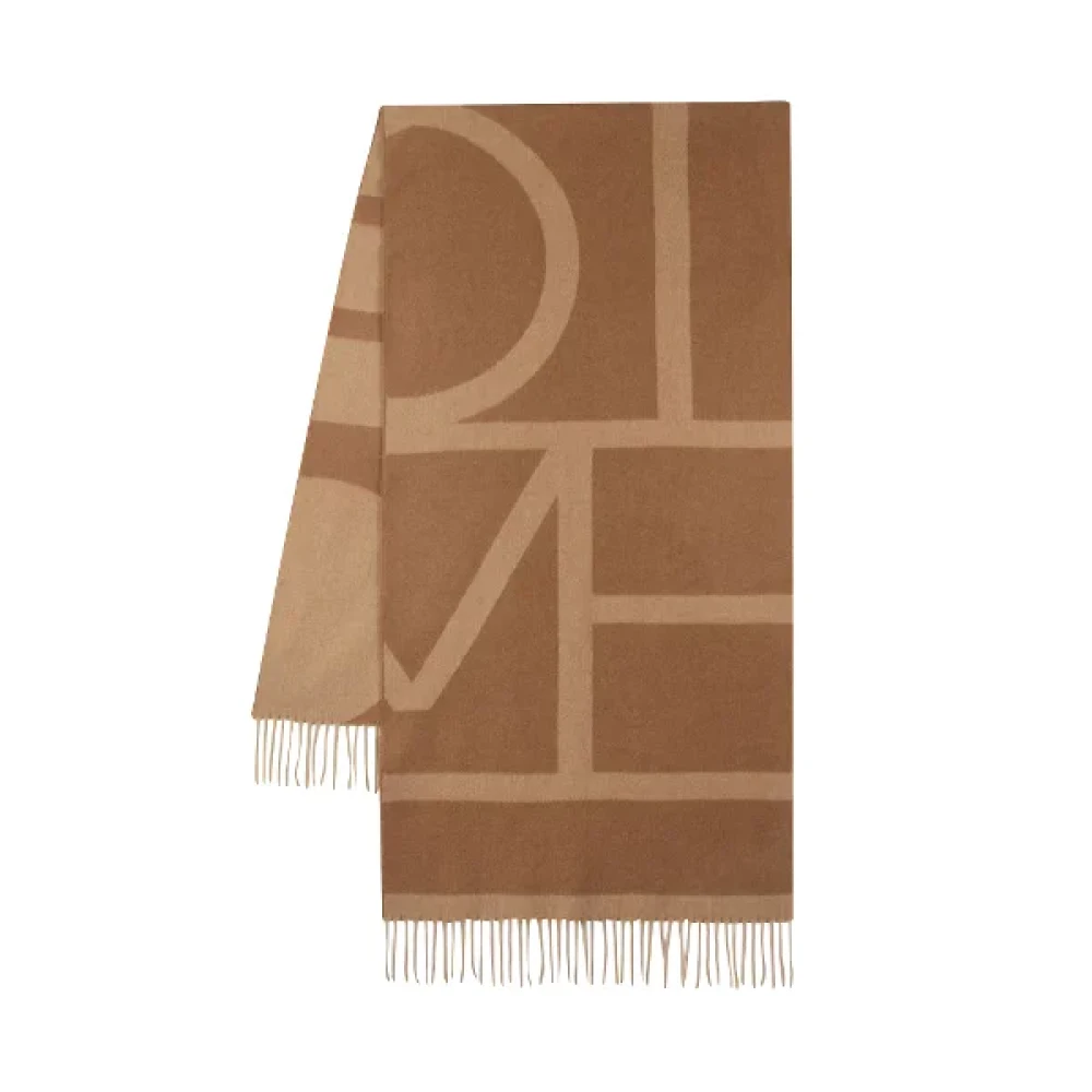 TotêMe Wool scarves Brown Dames