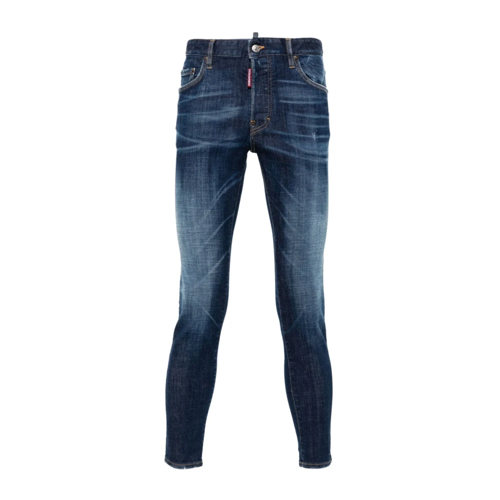 Dsquared2 Stijlvolle Broeken voor Mannen Blue Heren