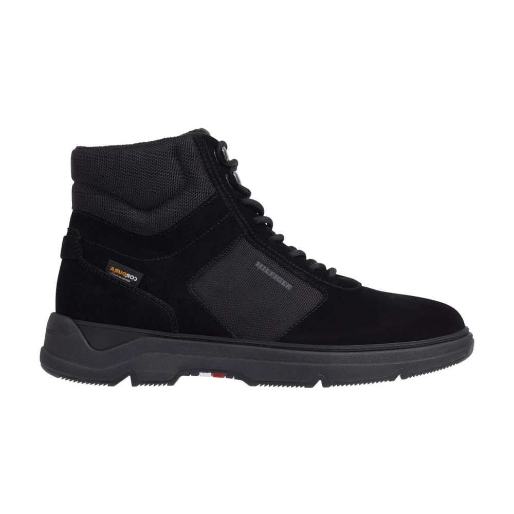 Tommy Hilfiger Men's Black Cordura Hybrid Ankle Boots