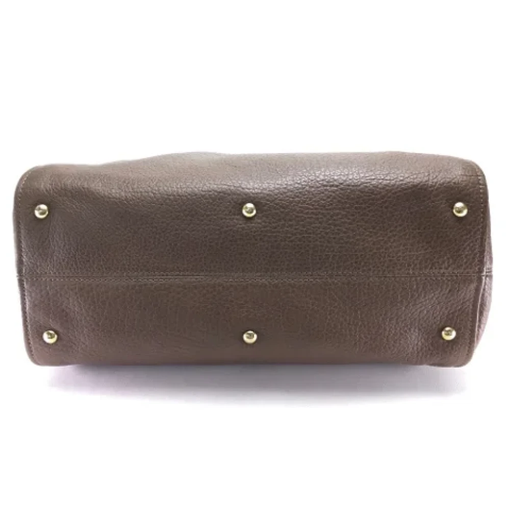 Fendi Vintage Pre-owned Leather fendi-bags Brown Dames