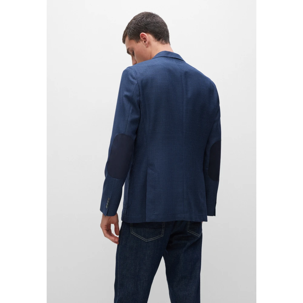 Hugo Boss Elegante Blazer voor Heren Blue Heren