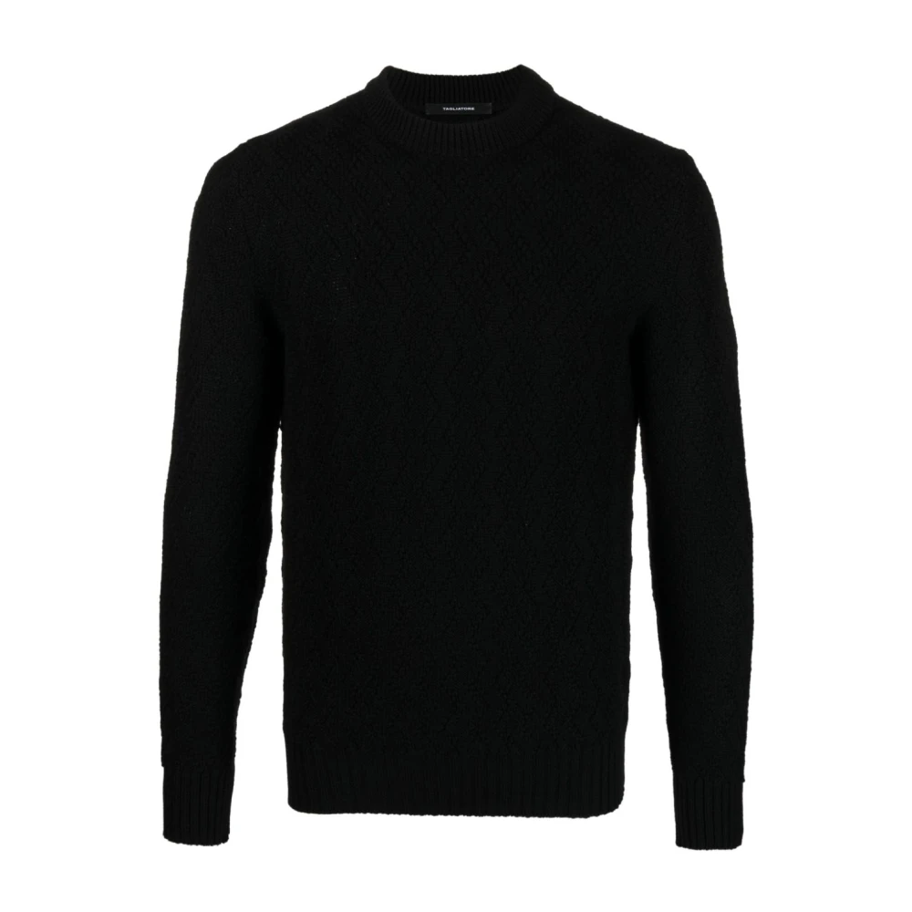 Tagliatore Zwarte Aw23 Heren Sweatshirt Black Heren