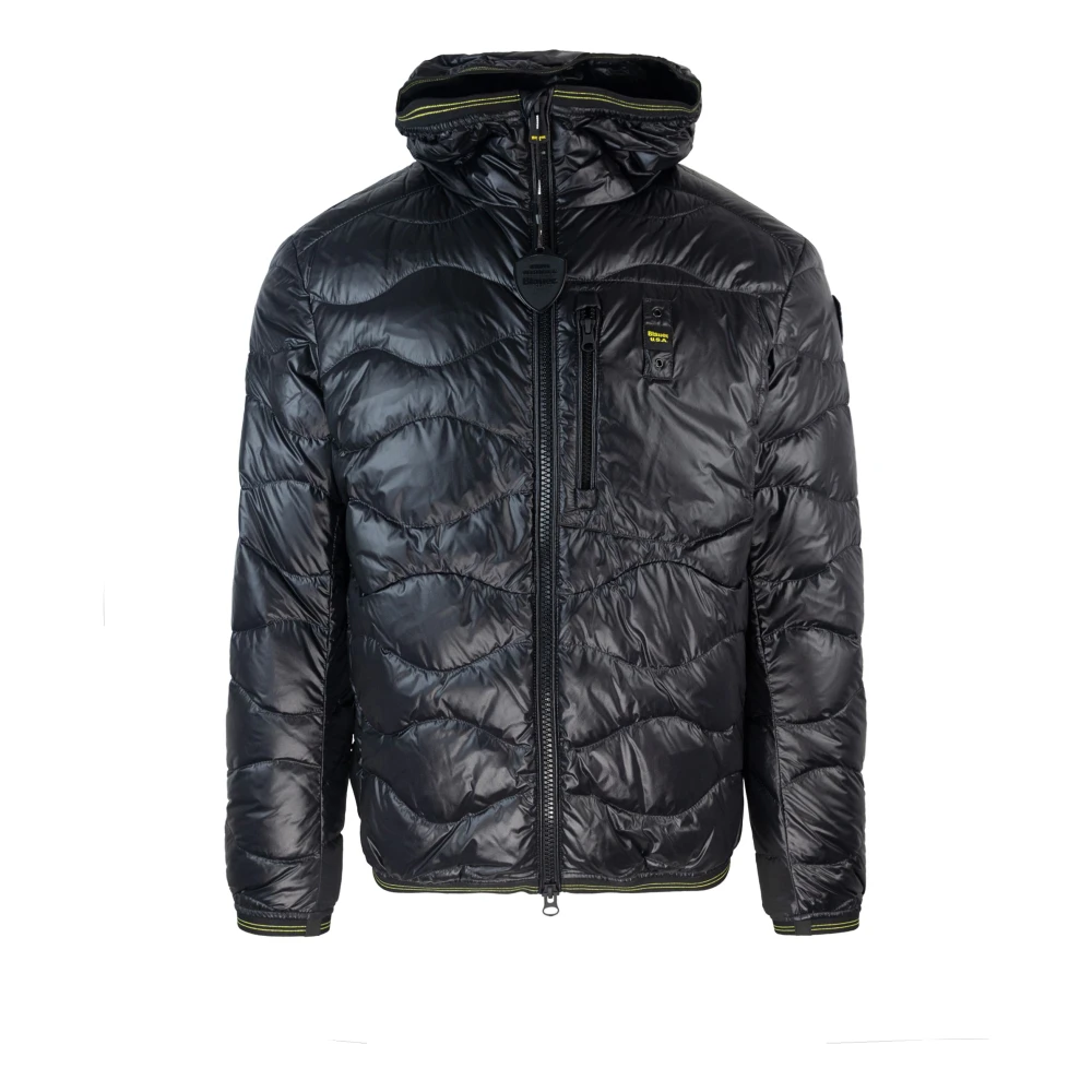 Blauer Herren Schwarz Jacken, K, Xlgröße: