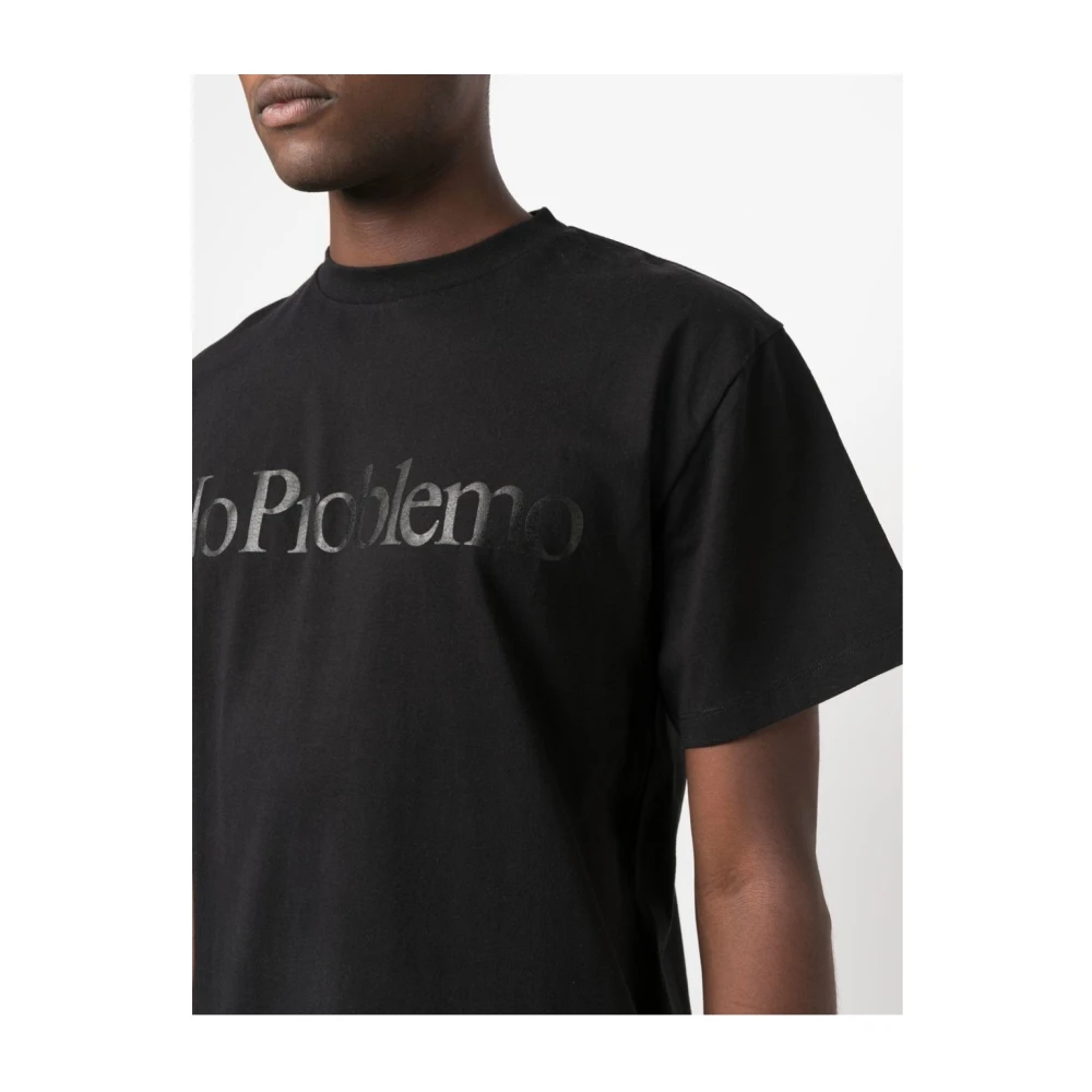 Aries T-Shirt Black Heren