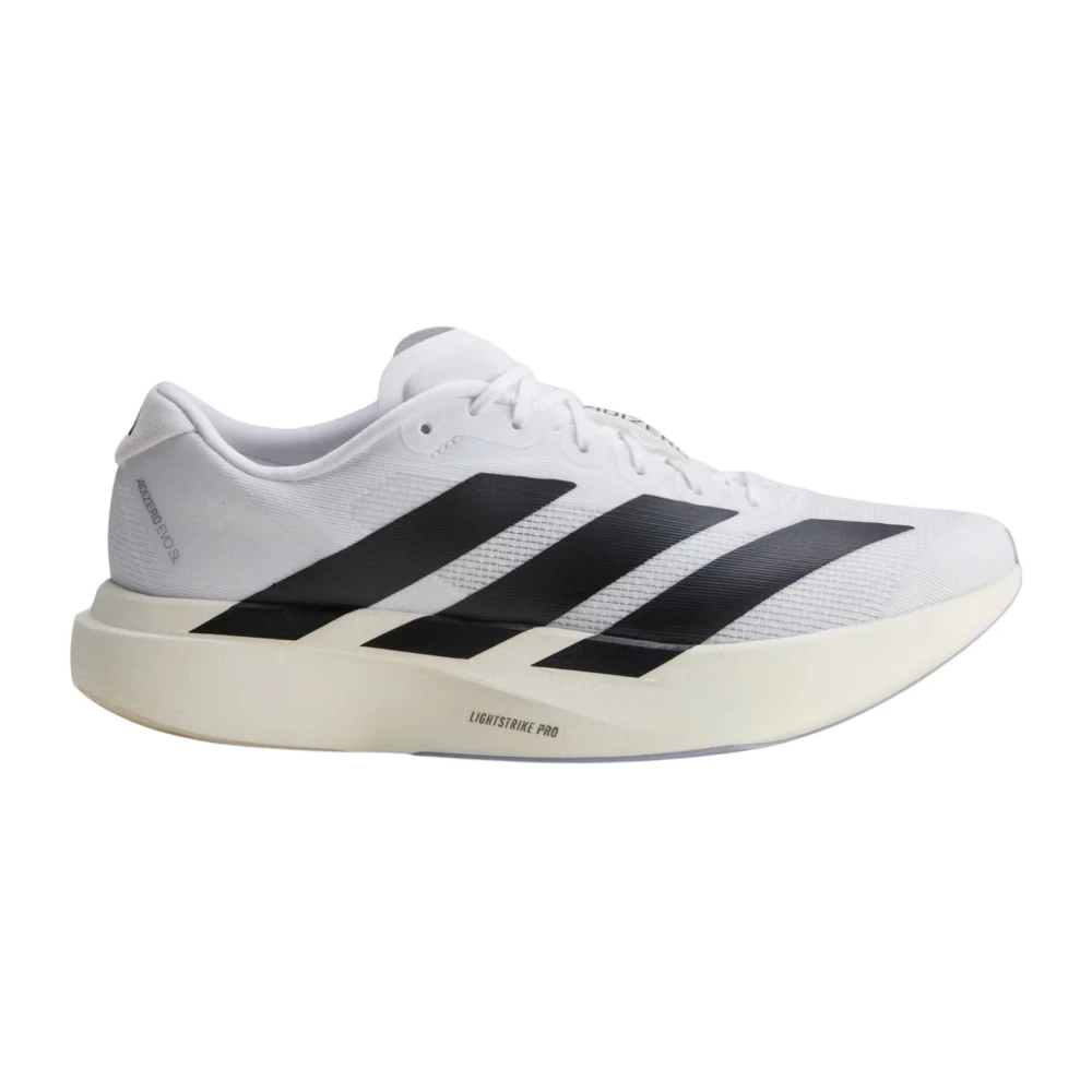 Adidas White Running Shoes, Male, 14 Uk, Adizero Evo Sl