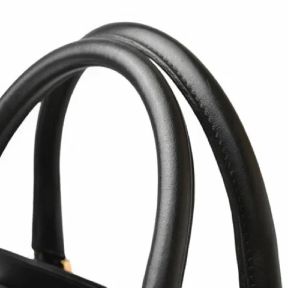 Loewe Pre-owned Leather handbags Black Dames