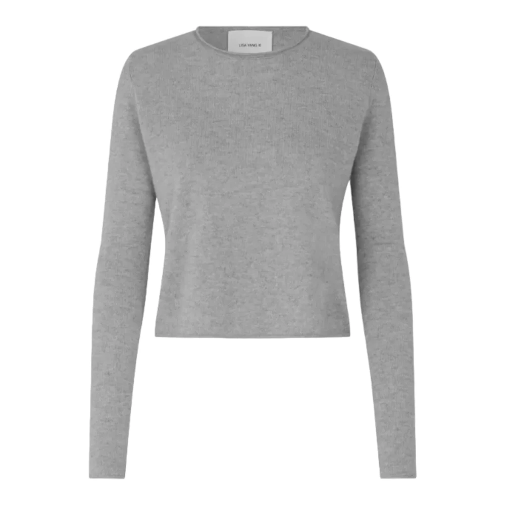 Lisa Yang Cashmere Sweater Duifgrijs Gray Dames