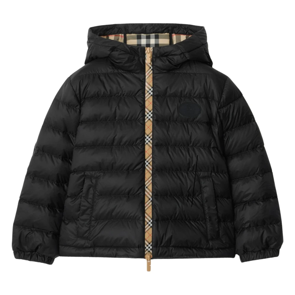 Burberry Boys Black Winter Jackets, 10 Y, Henry Puffer Jacket