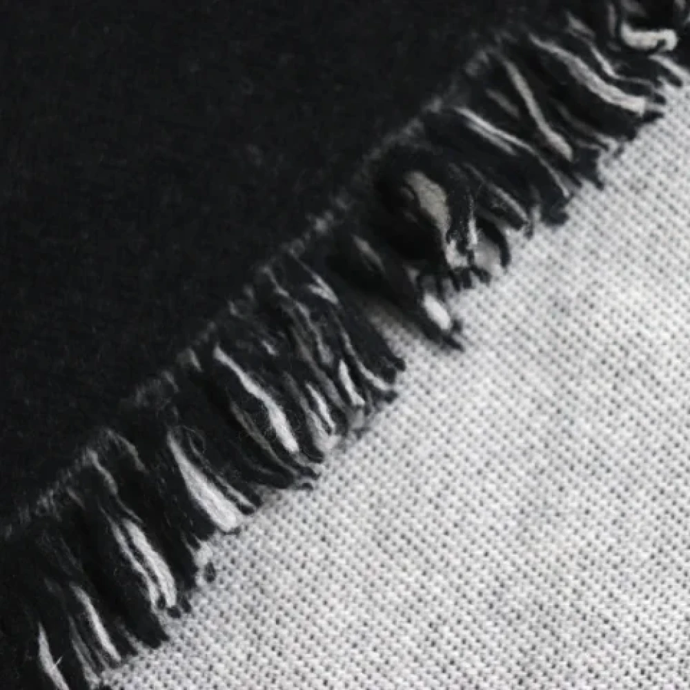 Louis Vuitton Vintage Pre-owned Canvas scarves Black Dames