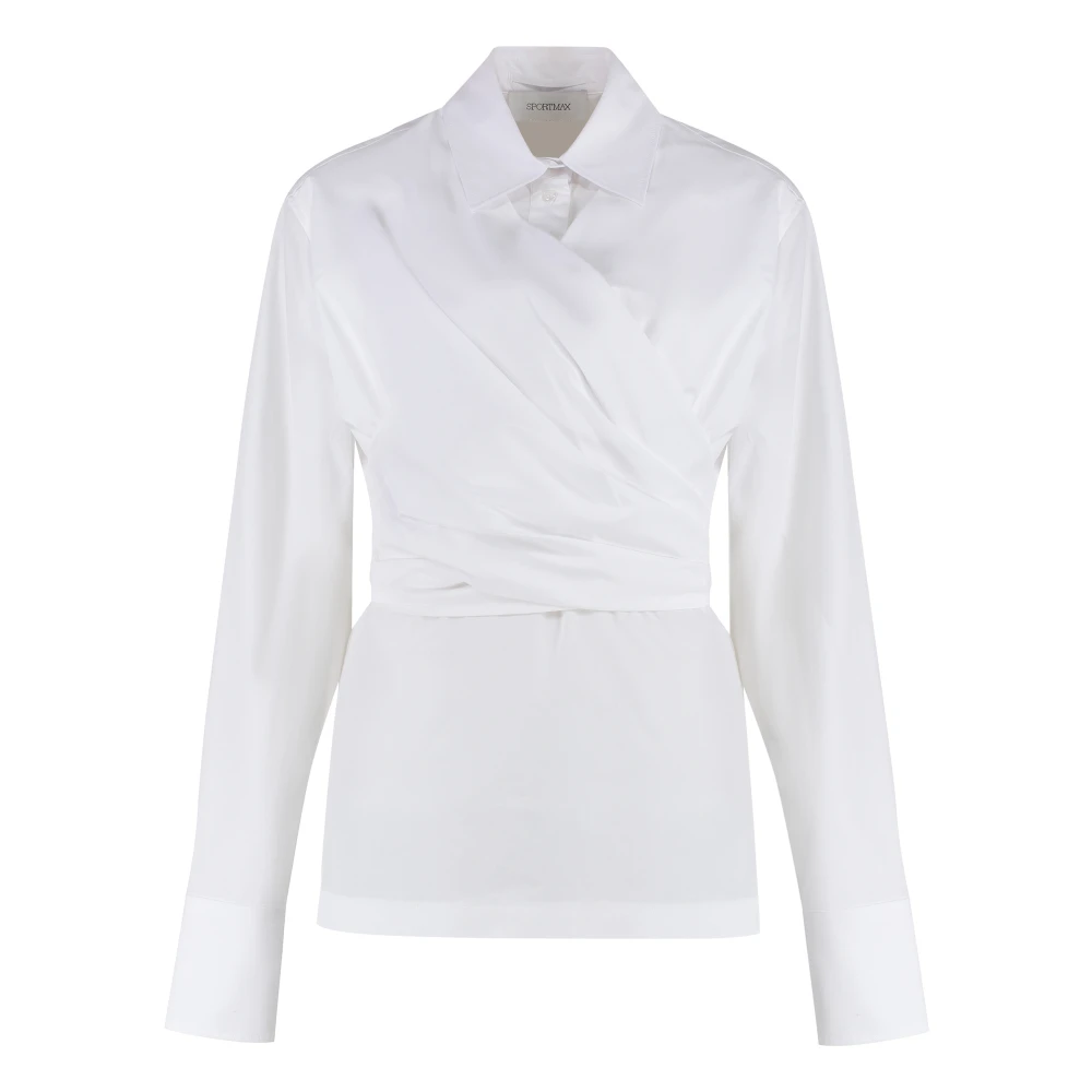 Sportmax Damen Weiß Blusen & Hemden, Sgröße: