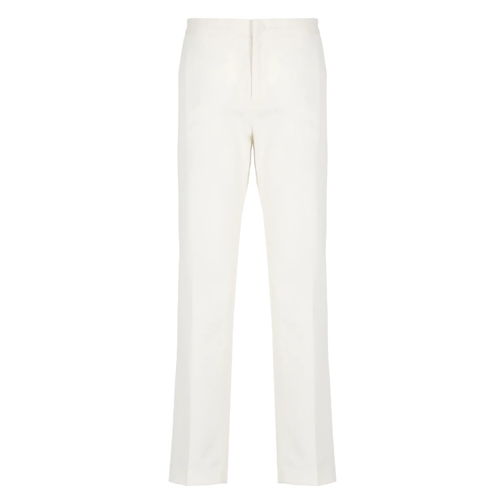 Fabiana Filippi Witte katoenen broek met zakken White Dames