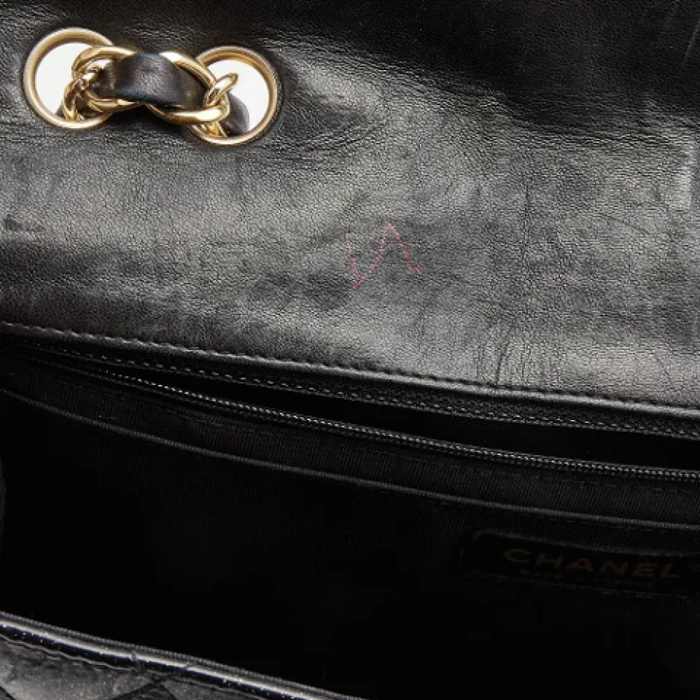 Chanel Vintage Pre-owned Leather chanel-bags Black Dames