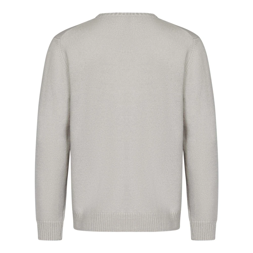 Low Brand Witte Sweater Aw24 White Heren
