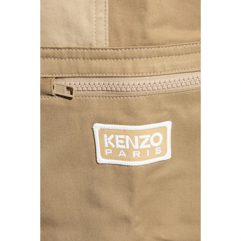 Kenzo Katoenen broek Beige Heren
