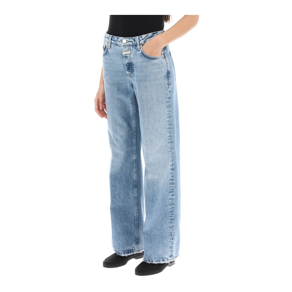 Closed Rechte pijp jeans van gerecycled katoenmengsel Blue Dames
