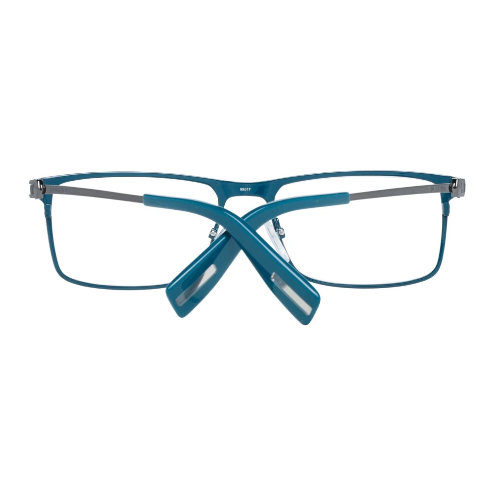 Trussardi Blauwe Metalen Optische Brillen voor Mannen Blue Heren