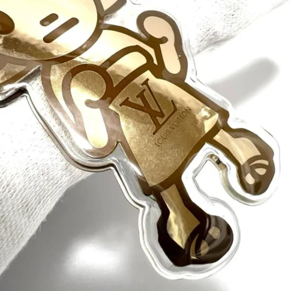 Louis Vuitton Vintage Pre-owned Metal key-holders Yellow Heren