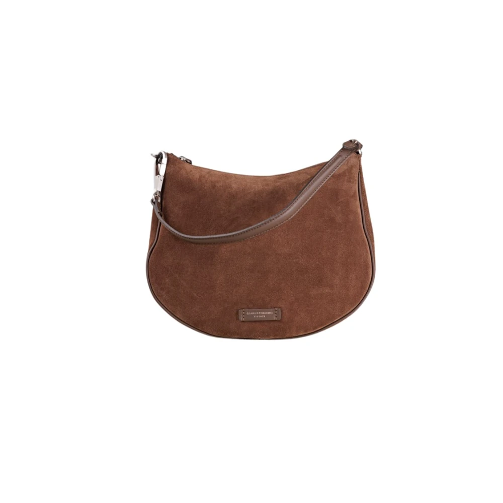 Gianni Chiarini Brooke Leren Handtas Brown Dames