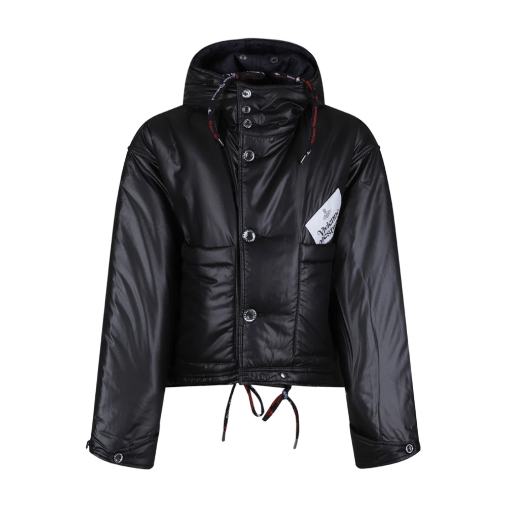 Vivienne Westwood Zwart Navy Ski Parka Jas Black Dames