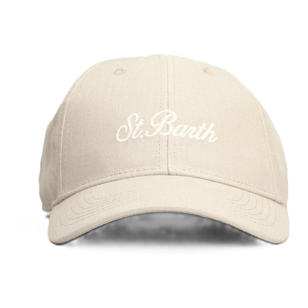 Mc2 Saint Barth Beige Baseball Cap - Female - Hats & Caps - One Size - Accessories