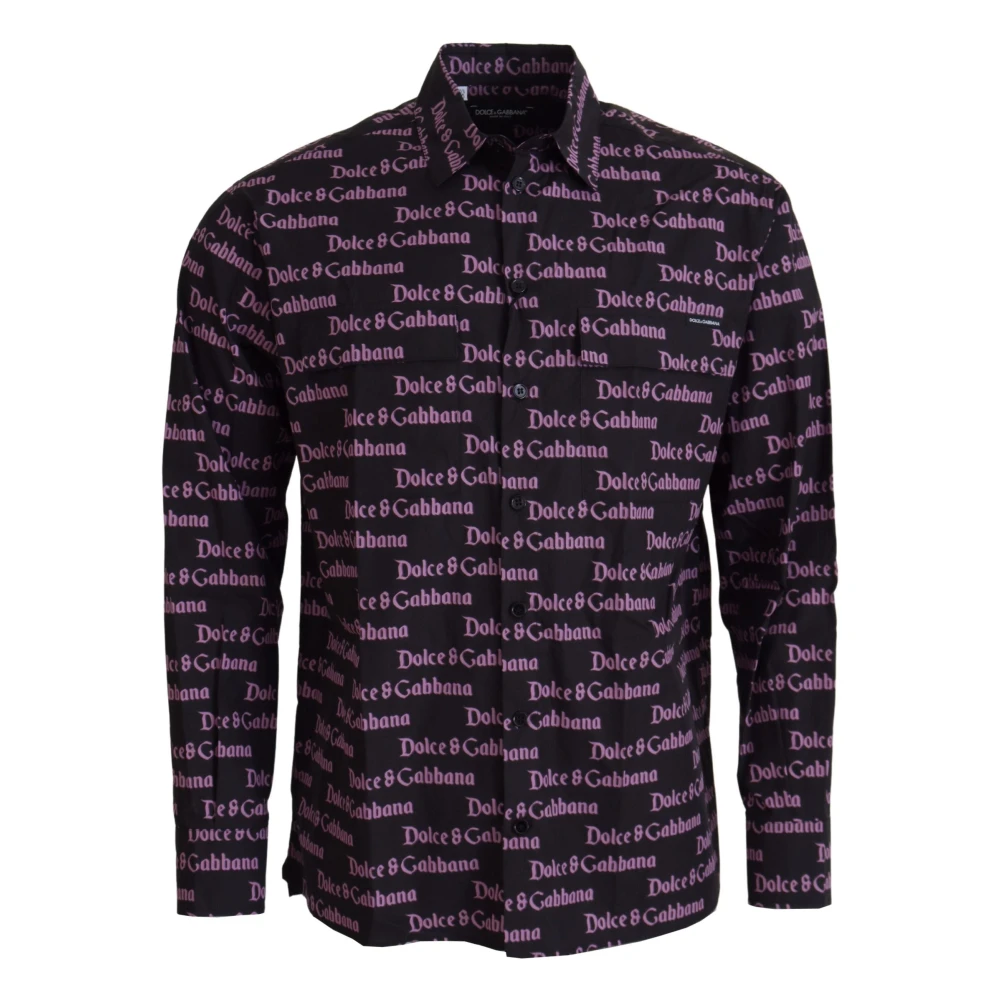Dolce & Gabbana , Casual Shirts, Male, Black, M, Casual Shirt