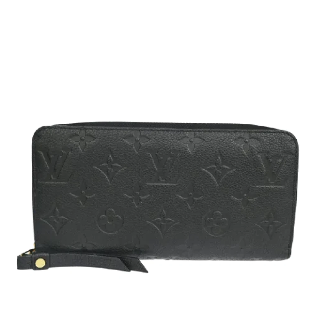 Louis Vuitton Vintage Pre-owned Leather wallets Black Dames