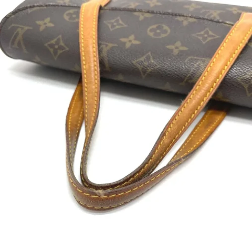 Louis Vuitton Vintage Pre-owned Cotton louis-vuitton-bags Brown Dames