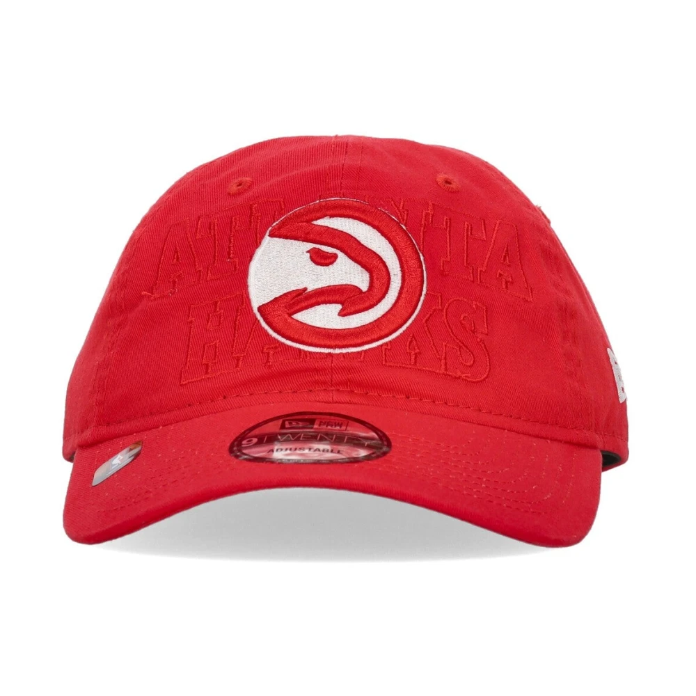 new era Atlanta Hawks Gebogen Klep Pet Red Unisex