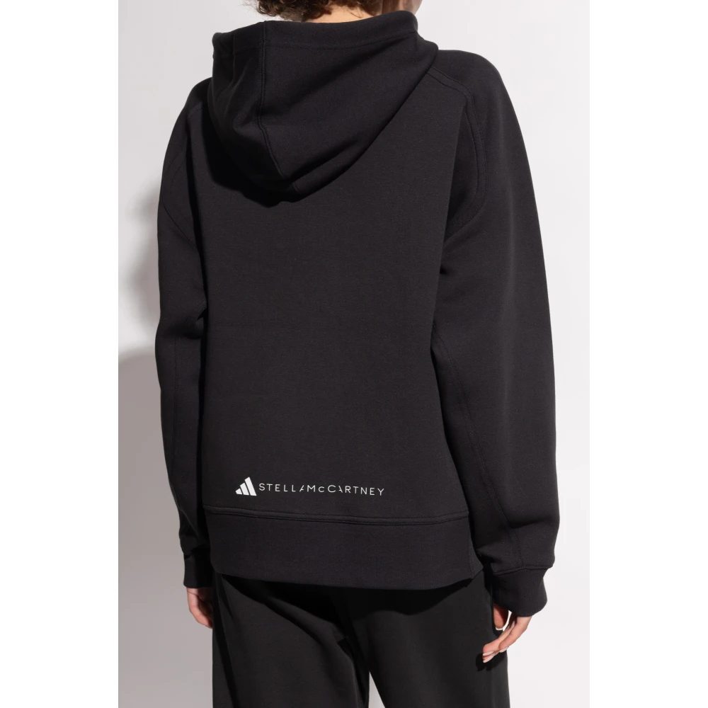 adidas by stella mccartney Trainingsjack met logo Black Dames