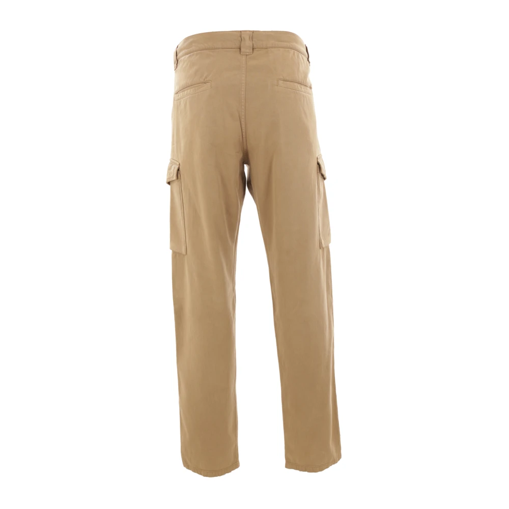 Aspesi Cargo Broek Wit Brown Heren