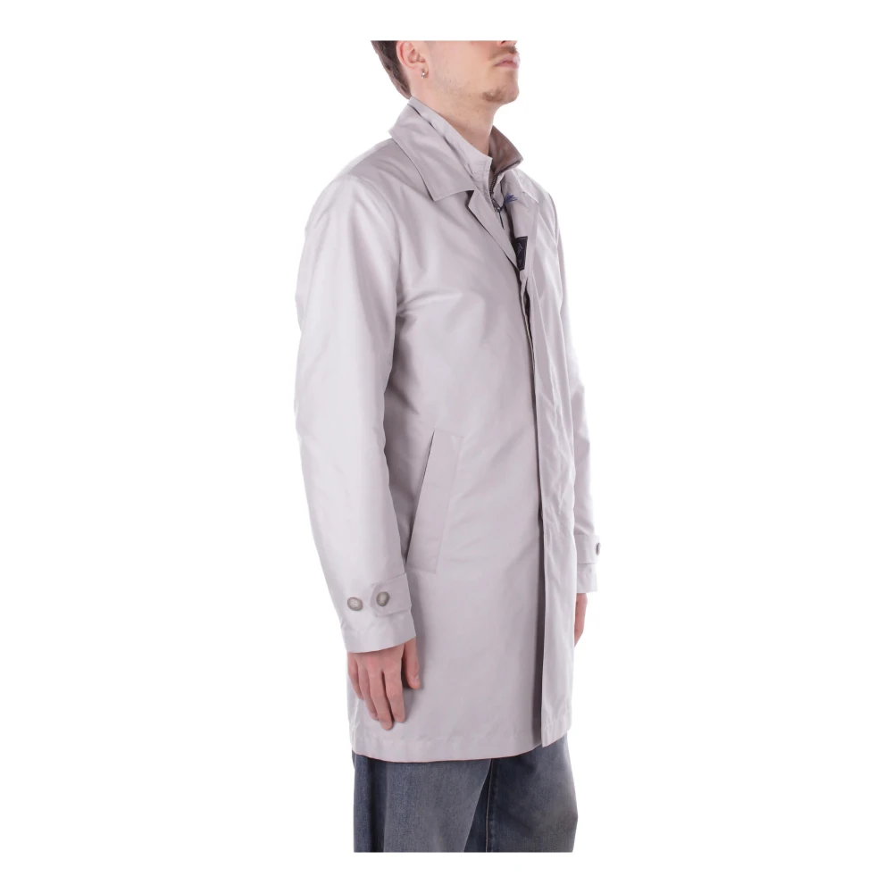 Fay Heren Logo Jas met Verstelbare Mouwen Gray Heren