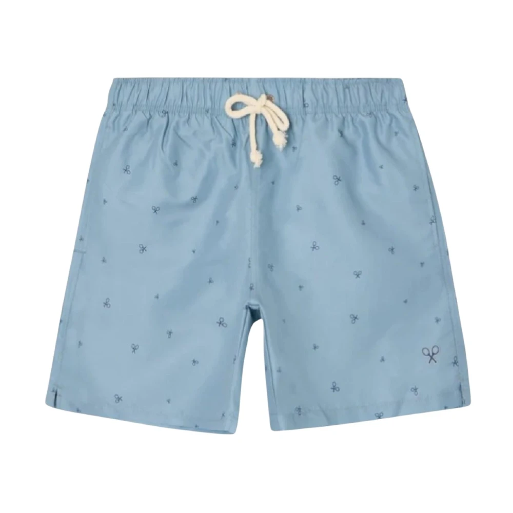 Silbon Blue Beachwear, Male, Xl, Miniraquetas Swim Trunks