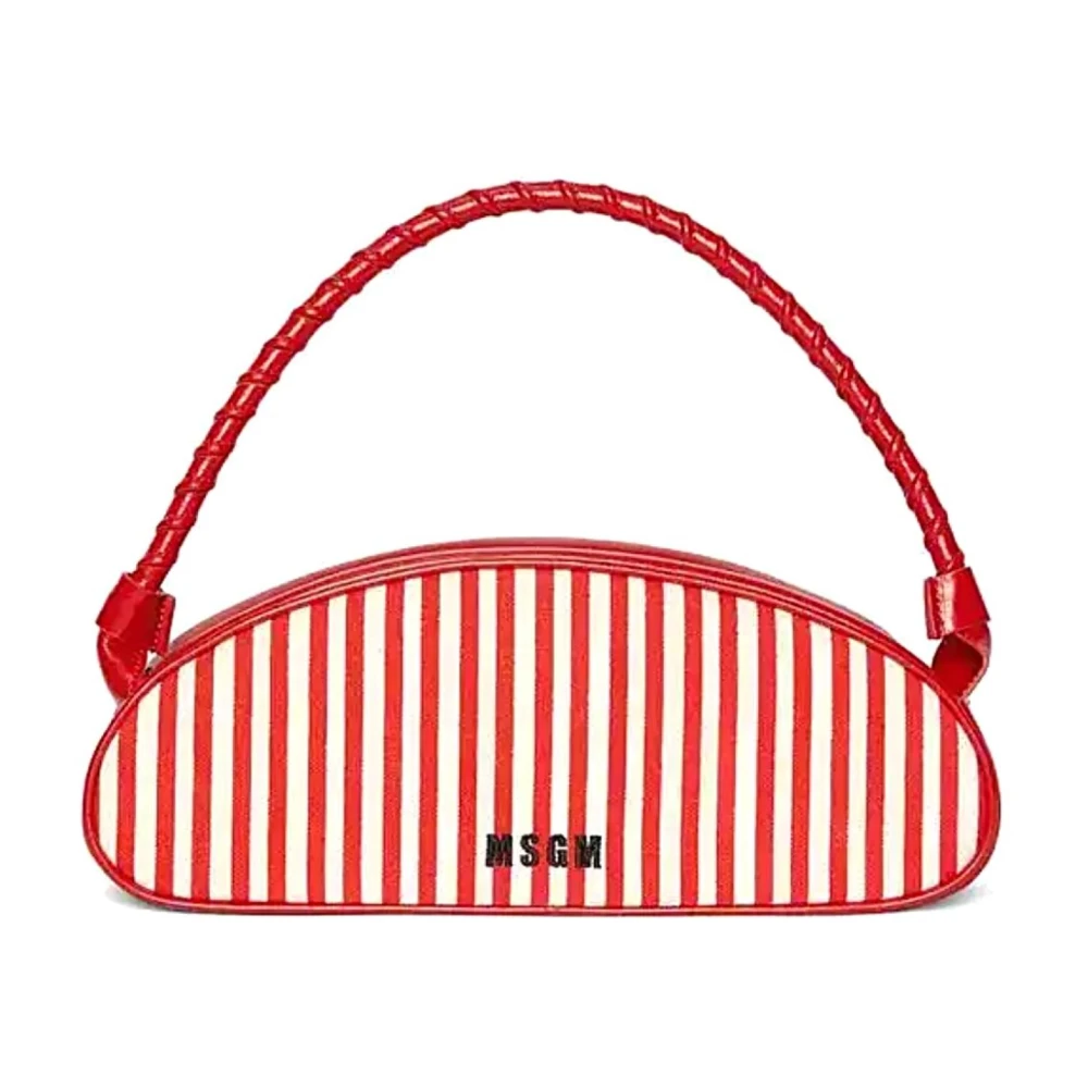 Msgm Women's Red Handbags, One Size, Borsa