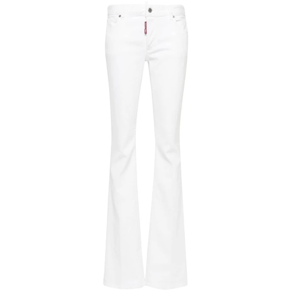 Dsquared2 Witte Skinny Jeans White Dames