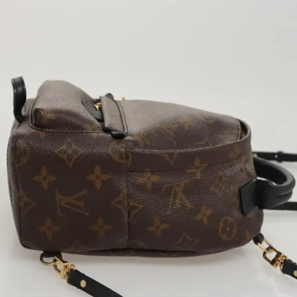 Louis Vuitton Vintage Pre-owned Canvas backpacks Brown Dames