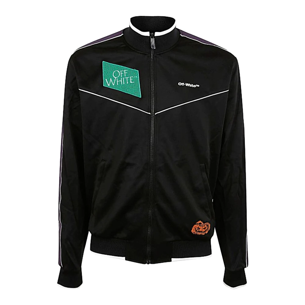 Off White Men's Black Giacca - Zip-Throughs - S - Sweatshirts & Hoodies