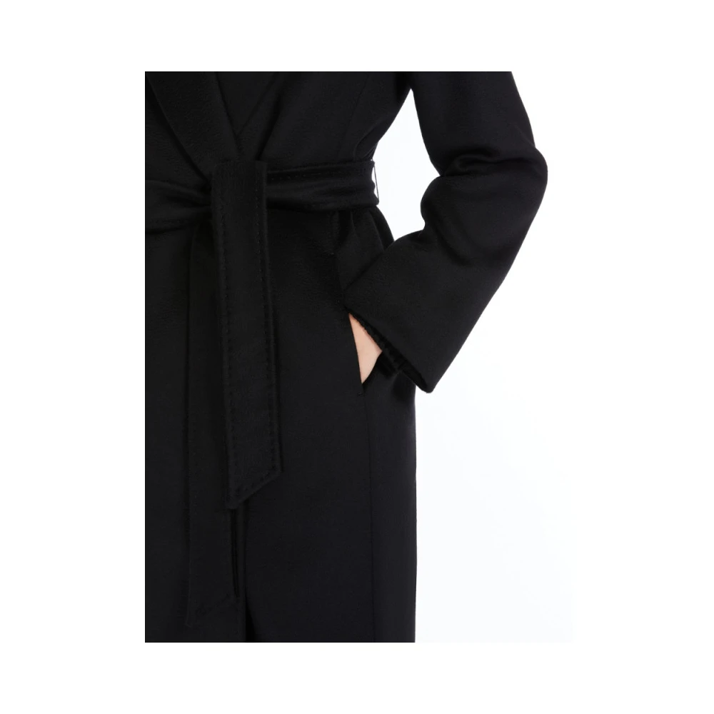 Max Mara Wollen jas in Array-stijl White Dames