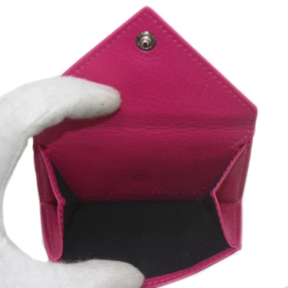 Balenciaga Vintage Pre-owned Fabric wallets Pink Dames