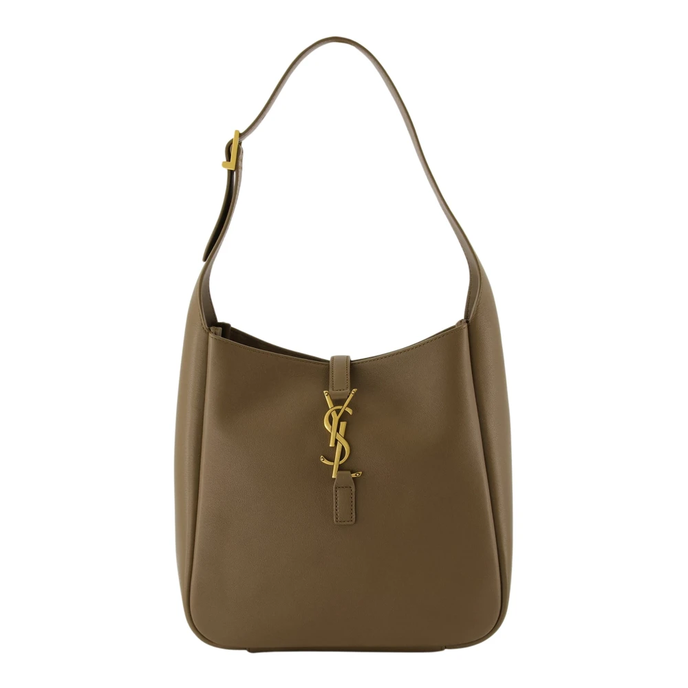 Saint Laurent Brown Shoulder Bags, Female, One Size, Elegant Leather Shoulder Bag